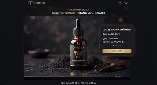 Dark amber glass medicine bottle with dropper containing pure cold-pressed black seed kalonji oil surrounded by scattered nigella sativa seeds